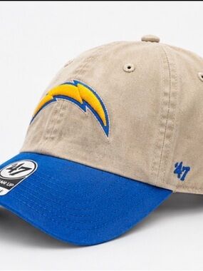 Los Angeles Chargers 47 Brand Clean up Adjustable Hat